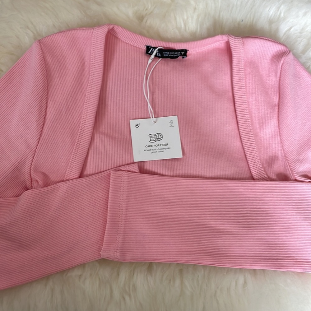 ZARA Ribbed Bolero - Picture 3 of 3